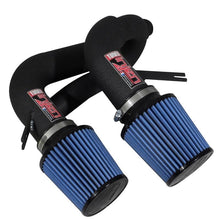 Load image into Gallery viewer, Injen 08-09 535i E60 3.0L L6 Twin intake and AMSOIL Filters Wrinkle Black Short Ram Intake (SP1130WB)