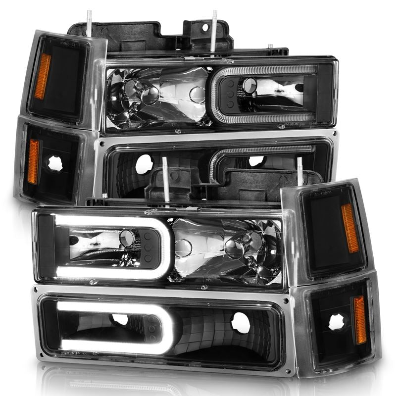 ANZO USA Crystal Headlight Set for 1992-1994 Chevrolet Blazer (111528)