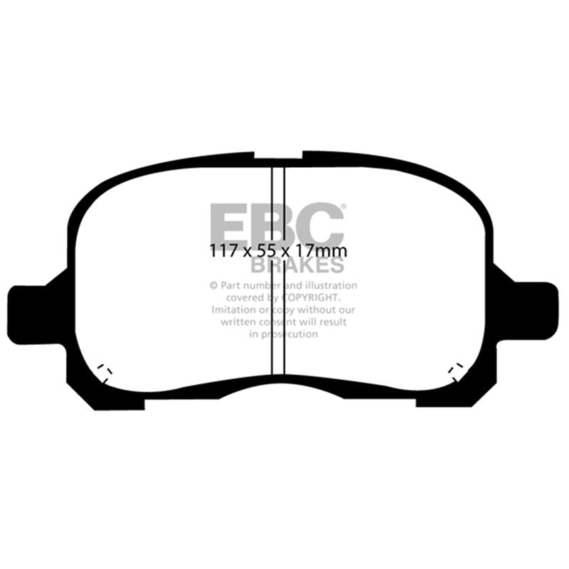 EBC Yellowstuff Street And Track Brake Pads (DP41195R)