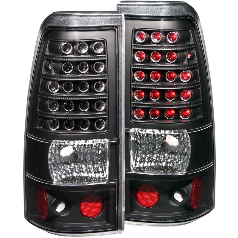 ANZO USA 1999-2007 Chevrolet Silverado 1500 LED Taillights Black (311012)