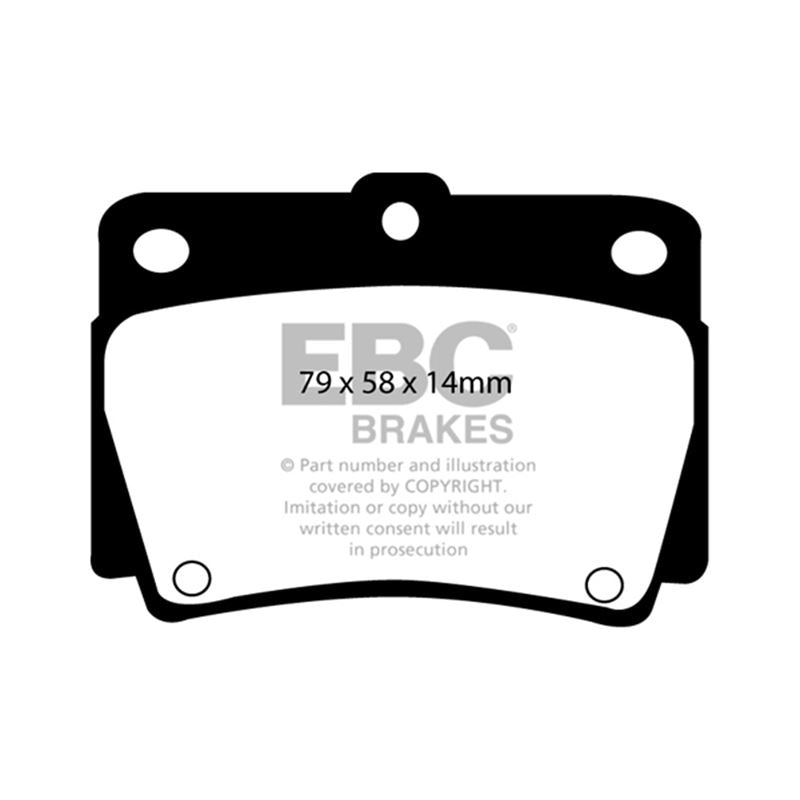 EBC Yellowstuff Street And Track Brake Pads (DP41228R)