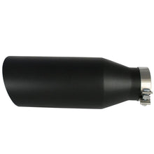 Load image into Gallery viewer, aFe MACH Force-Xp 409 Stainless Steel Clamp-on Exhaust Tip Black (49-92023-B)