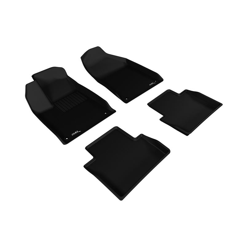 3D Maxpider KAGU Floor Mat, BLACK, 1ST ROW/2ND ROW (L1CY00301509)