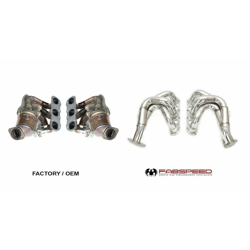 Fabspeed Porsche 981 Boxster/Cayman Long Tube Race Headers (FS.POR.981.LTRHDR)