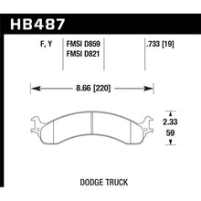 Load image into Gallery viewer, Hawk Performance HPS Brake Pads (HB487F.733)