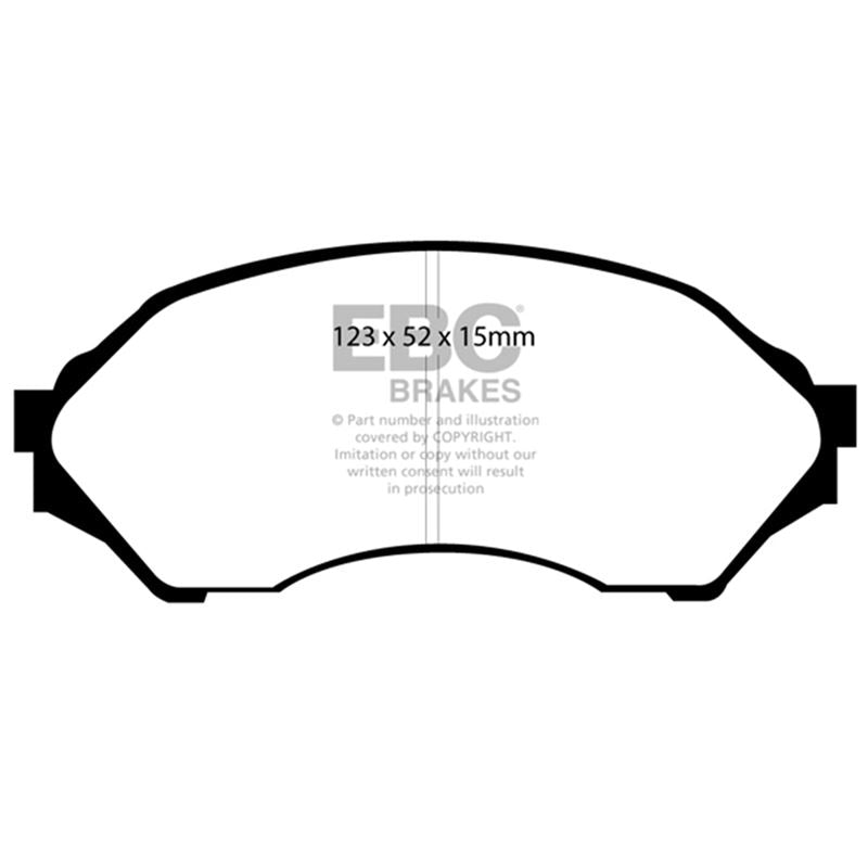 EBC Yellowstuff Street And Track Brake Pads (DP41302R)