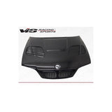 VIS Racing GTR Style Black Carbon Fiber Hood (01BME46M32DGTR-010C)