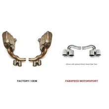 Load image into Gallery viewer, Fabspeed 997.2 Carrera Side Muffler Bypass Pipes (09-12) (FS.POR.9972.SMBB)