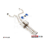 GTHAUS American GTC - Roar Super Racing series Exhaust; 2x130mm (Round Split); Stainless Steel (DD0611534)