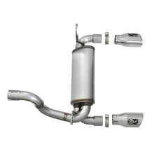 Load image into Gallery viewer, aFe Rebel Series 2-1/2 IN 409 Stainless Steel Axle-Back Exhaust w/ Polished Tips (49-48067-P)