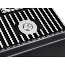 Load image into Gallery viewer, aFe Power Transmission Pan Black w/ Machined Fins (46-70242)