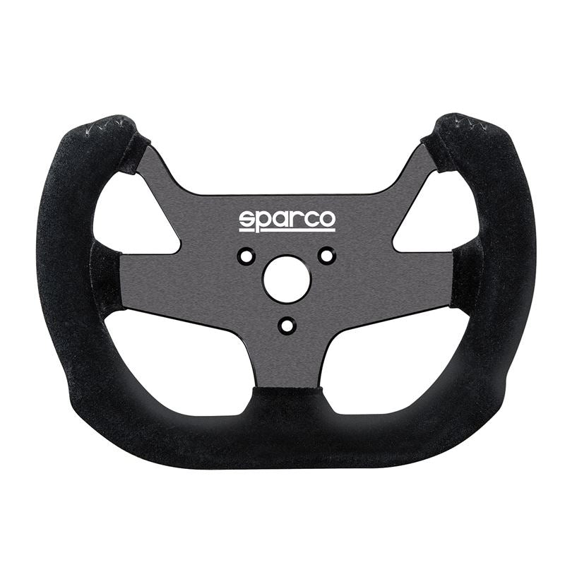 Sparco F10A Racing Steering Wheel, Black Suede (015P270SSN)