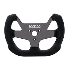 Load image into Gallery viewer, Sparco F10A Racing Steering Wheel, Black Suede (015P270SSN)