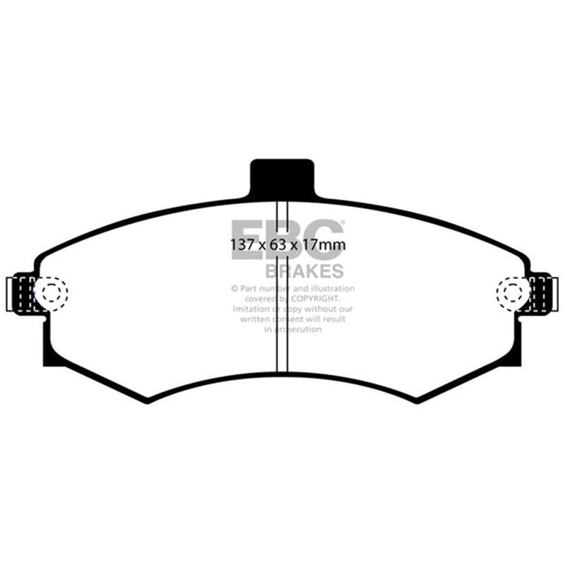 EBC Redstuff Ceramic Low Dust Brake Pads (DP31670C)