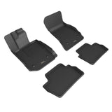 3D Maxpider Custom Fit Floor Liner Mat for BMW 2 SERIES COUPE (G42) A/T ONLY 2022-2024 KAGU BLACK R1 R2 (L1BM12501509)