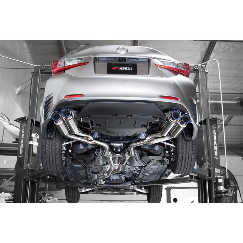 APEXi® N1-X Evolution Extreme 304 SS Cat-Back Exhaust System with Quad Rear Exit (164KT205)