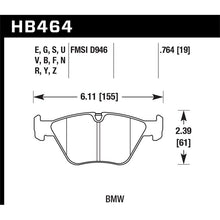 Load image into Gallery viewer, Hawk Performance HP Plus Brake Pads (HB464N.764)