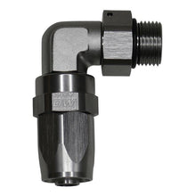 Load image into Gallery viewer, DeatschWerks 8AN ORB Female Swivel 90-Degree Hose End CPE - Anodized DW Titanium(6-02-0828)