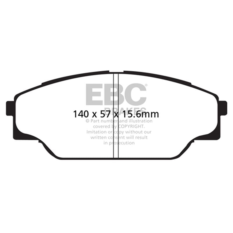 EBC Yellowstuff Street And Track Brake Pads (DP41713R)