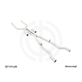 GTHaus LSR Mid Resonator Delete Pipes , Stainless Steel for 2006-2009 BMW 750i(BM3651001)