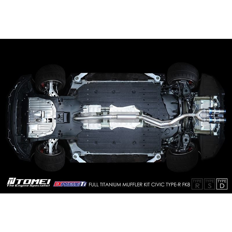 Tomei Expreme Ti Type D Exhaust System for Honda Civic Type R (TB6090-HN06C)