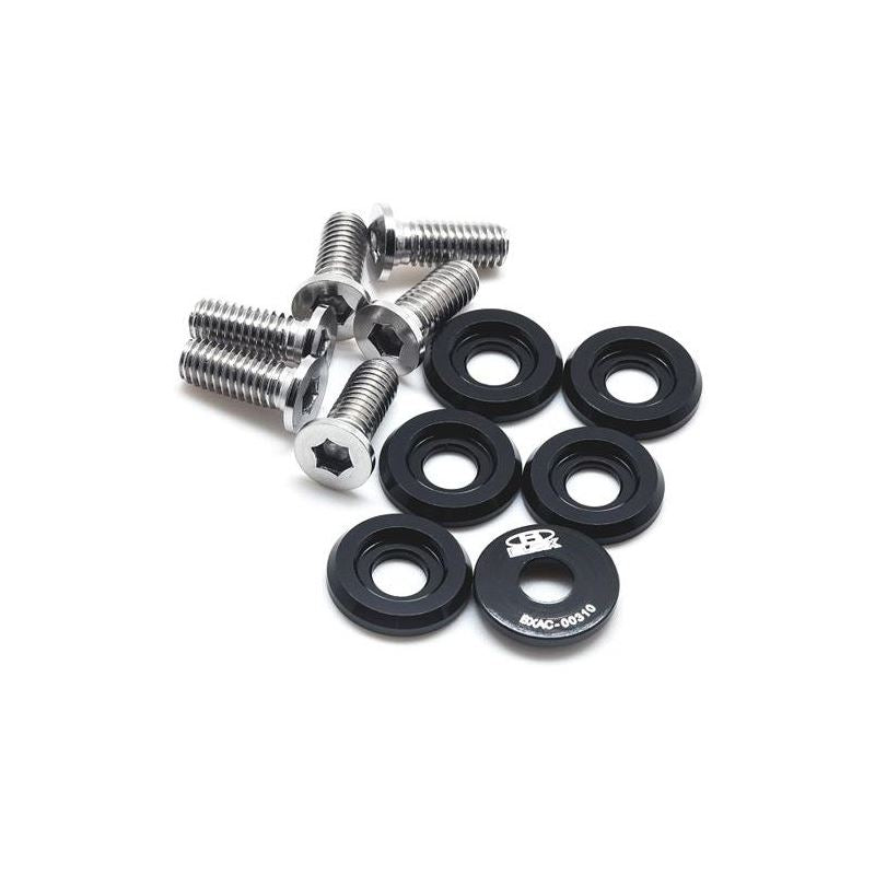 Blox Racing Small Diameter Fender Washers - Black (BXAC-00310-S-BK)