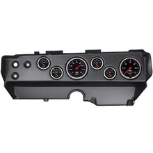 Load image into Gallery viewer, AutoMeter Designer Black 70-74 E-Body/Cuda/Challenger Dash Kit 6pc Tach/ MPH/ Fuel/ Oil/ WTMP/ Volt (7029-DB)