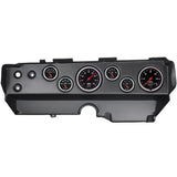 AutoMeter Designer Black 70-74 E-Body/Cuda/Challenger Dash Kit 6pc Tach/ MPH/ Fuel/ Oil/ WTMP/ Volt (7029-DB)