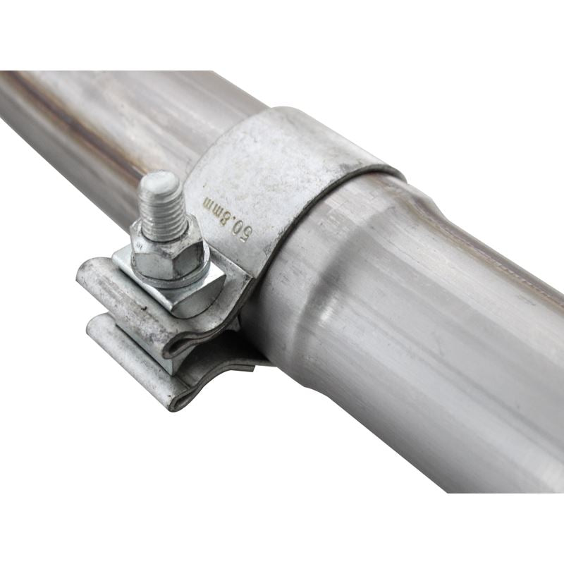 aFe Twisted Steel 2 IN to 2-1/2 IN 409 Stainless Steel Street Series Y-Pipe (48-46208)