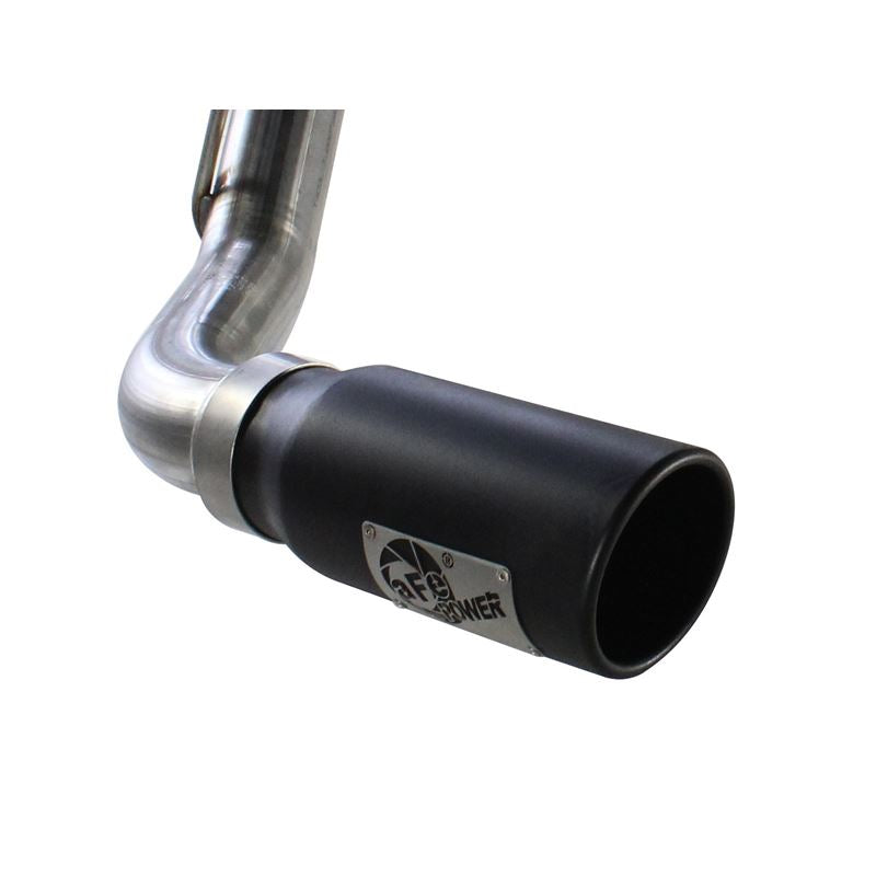 aFe MACH Force-Xp 3 IN 409 Stainless Steel Cat-Back Exhaust System w/Black Tip (49-44038-B)