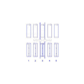 King Engine Bearings Main Bearing Set for 1969-1974 Ford Ranchero (MB5503AM 020)