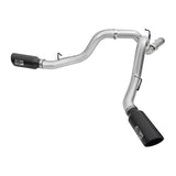 aFe ATLAS 4 IN Aluminized Steel DPF-Back Exhaust System w/Black Tip (49-04080-B)