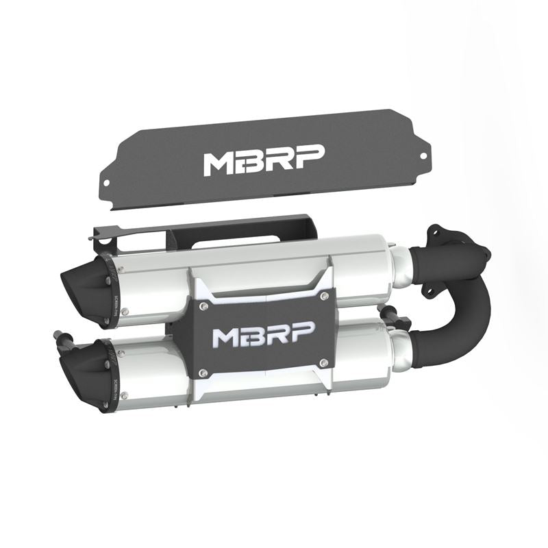 MBRP Exhaust Spark Arrestors Included. REPACK KIT PT-0016PK sold separately (AT-9524PT)