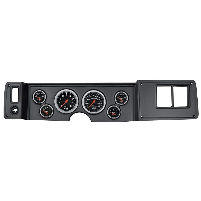 AutoMeter Sport-Comp 79-81 Camaro Dash Kit 6pc Tach / MPH / Fuel / Oil / WTMP / Volt (7023-SC)