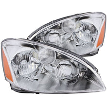 Load image into Gallery viewer, ANZO USA 2002-2004 Nissan Altima Crystal Headlights Chrome (121259)