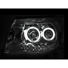 Load image into Gallery viewer, ANZO USA 2005-2011 Toyota Tacoma Projector Headlights w/ Halos Chrome (121281)