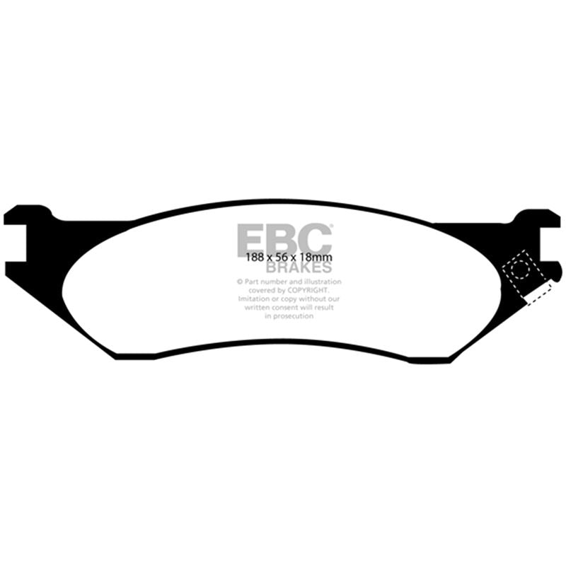 EBC Yellowstuff Street And Track Brake Pads (DP41638R)