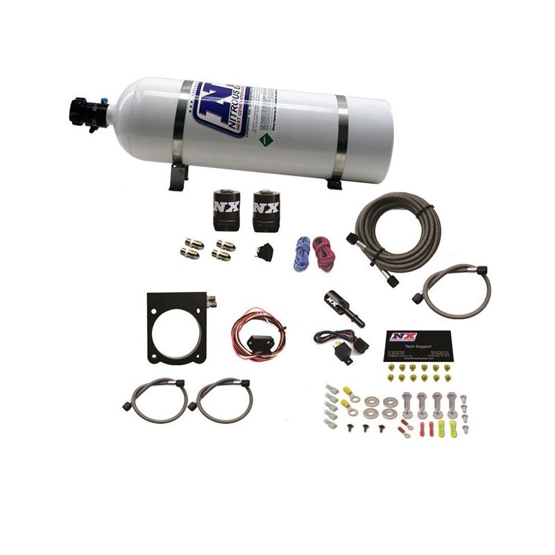 Nitrous Express Dodge 3.6L V6 Nitrous Plate Kit (50-200HP) w/15lb Bottle (20971-15)