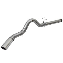 Load image into Gallery viewer, aFe Large Bore-HD 5 IN 409 Stainless Steel DPF-Back Exhaust System w/Polished Tip (49-43090-P)