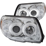 ANZO USA 2006-2009 Toyota 4Runner Projector Headlights w/ Halo Chrome (111321)