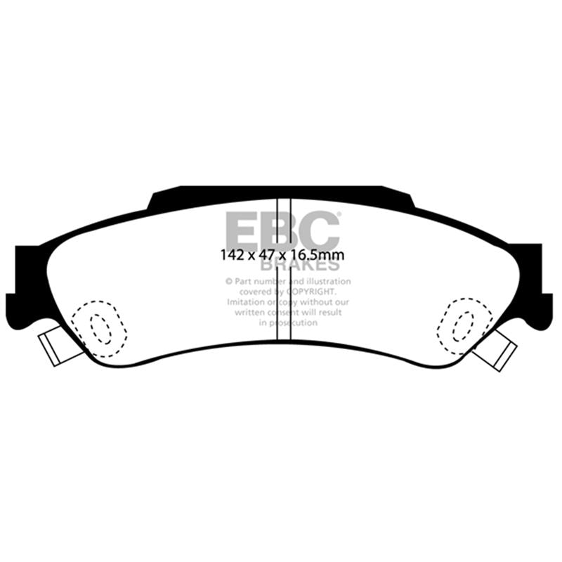 EBC Yellowstuff Street And Track Brake Pads (DP41602R)