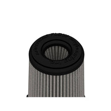 Load image into Gallery viewer, aFe MagnumFLOW Pro DRY S Air Filter 3-1/2in F x 5in B x 3-1/2in T x 6in H (Pair) (20-91202DM)