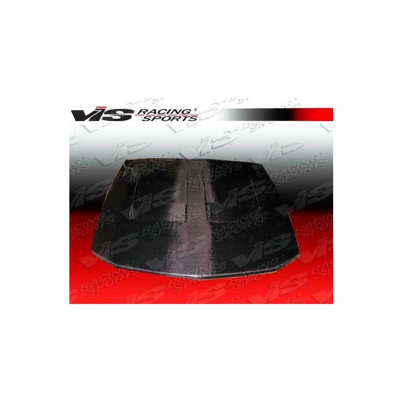 VIS Racing TSW Style Black Carbon Fiber Hood (05FDMUS2DTSW-010C)