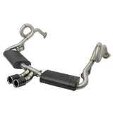 aFe MACH Force-Xp 2-1/2 IN to 2 IN Stainless Steel Cat-Back Exhaust System Carbon (49-36415-C)