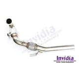 Invidia 2013+ Audi S3 / 2015+ VW Golf R (MK7) Down-Pipe w/ High Flow Cat (HS14AS3DPC)