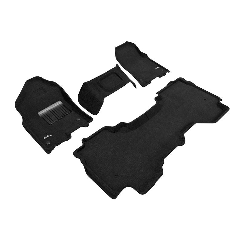 3D Maxpider ELEGANT Floor Mat, BLACK, 1ST ROW/2ND ROW (L1DG03004709)