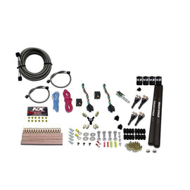 Nitrous Express 4 Cyl SX2 Nozzle Nitrous Kit (100-300HP x 2) w/o Bottle (90094-00)