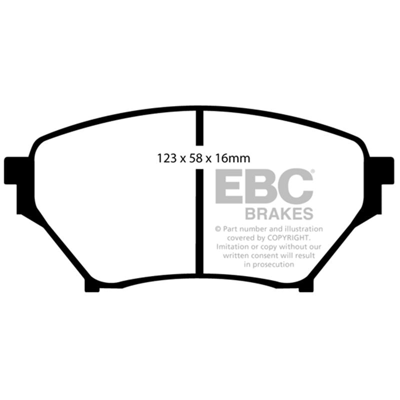 EBC Yellowstuff Street And Track Brake Pads (DP41452R)