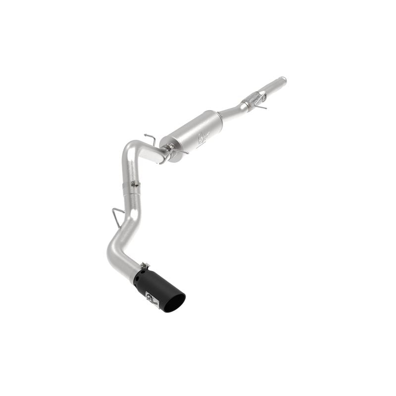 aFe Apollo GT Series 4 IN 409 Stainless Steel Cat-Back Exhaust System w/ Black Tip (49-44116-B)