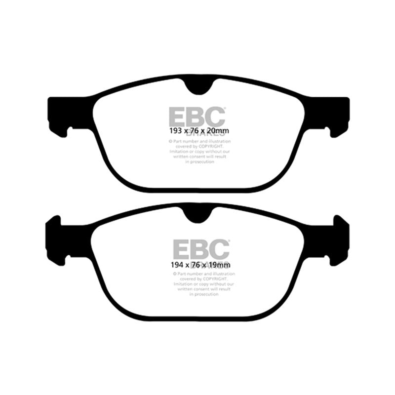 EBC Redstuff Ceramic Low Dust Brake Pads (DP32018C)